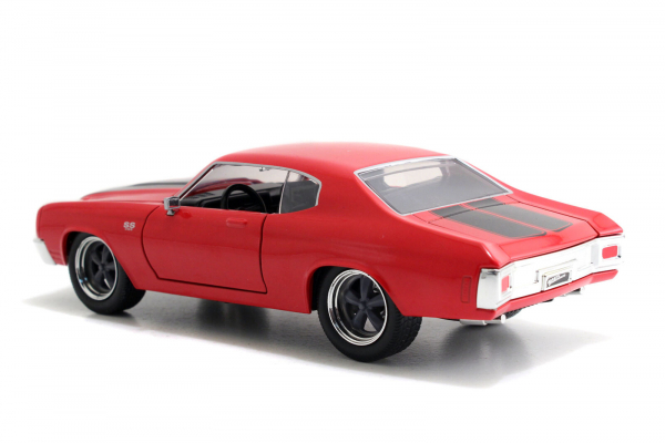 Jada Toys 253203009 Fast & Furious Dom's Chevy Chevelle 1970 1:24 Modellauto