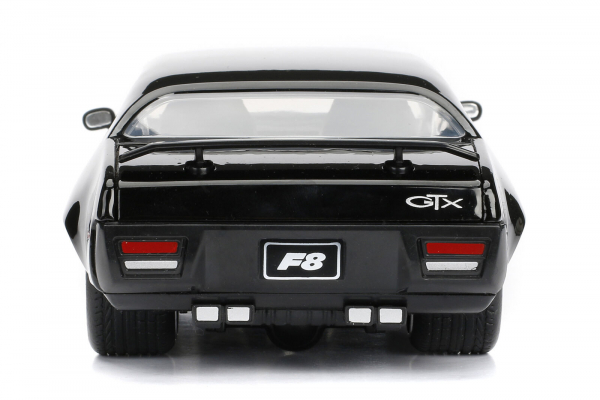 Jada Toys 253203034 Fast & Furious Dom's Plymouth GTX 1972 1:24 Modellauto