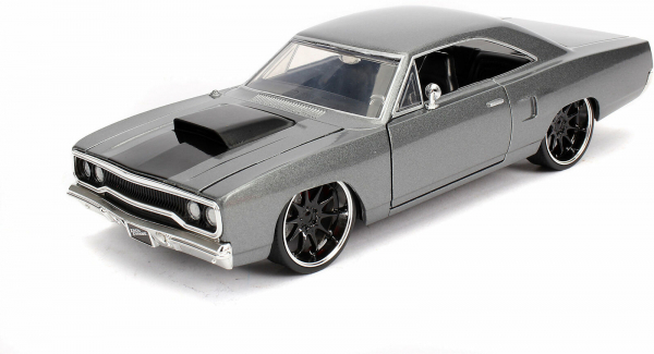 Jada Toys 253203054 Fast & Furious Dom's Plymouth Road Runner 1970 1:24 Modellauto