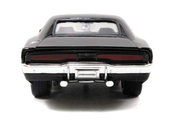 Jada Toys 253205000 Fast & Furious Dom's Dodge Charger R/T 1970 + Figur 1:24 Modellauto