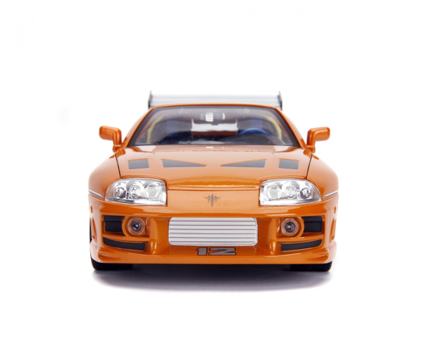 Jada Toys 253206001 Fast & Furious Brian's Toyota Supra 1995 + Figur 1:18 Modellauto