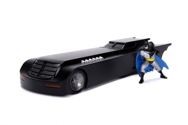 Jadatoys 253215007 Batman Animated Series Batmobile 1:24 mit Batman Figur Modellauto