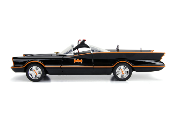 Jadatoys Batman Classic 1966 Batmobile 1:18 mit Figuren Modellauto