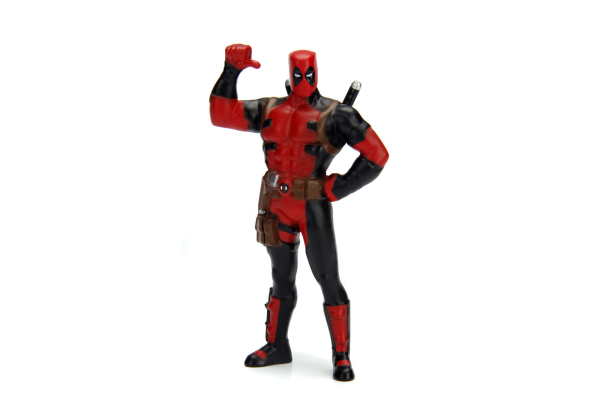 Jada Toys 253225000 Marvel Deadpool Figur + Taco Truck Foodtruck 1:24 Modellauto