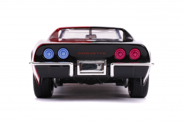 Jadatoys 31196 1969 Chevy Corvette Stingray mit Figur Harley Quinn 1:24 Modellauto