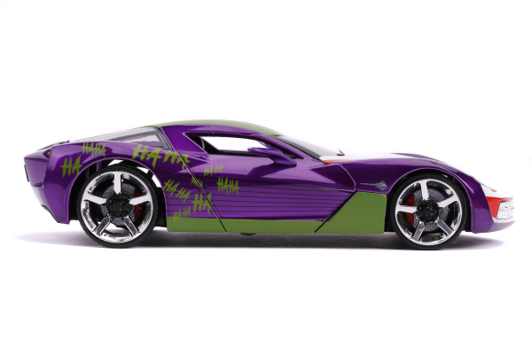 Jadatoys 253255020 2009 Chevy Corvette Stingray mit Figur Joker 1:24 Modellauto