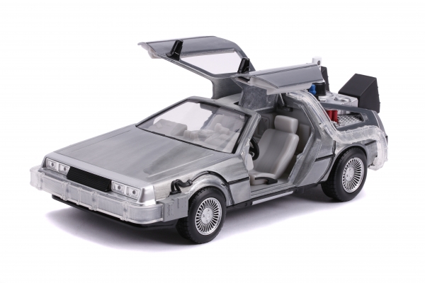 Jadatoys 253255021 Time Machine Back to the Future 2 DeLorean 1:24