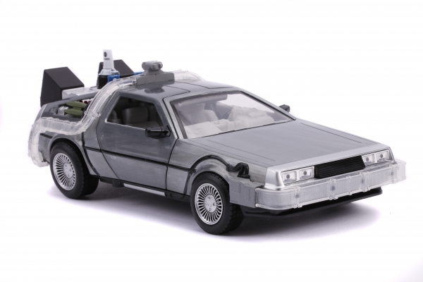 Jadatoys 253255021 Time Machine Back to the Future 2 DeLorean 1:24