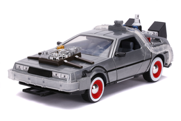 Jada Toys 253225027 Time Machine Zurück in die Zukunft 3 1:24 Back to the Future 3 Modellauto