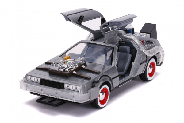 Jada Toys 253225027 Time Machine Zurück in die Zukunft 3 1:24 Back to the Future 3 Modellauto