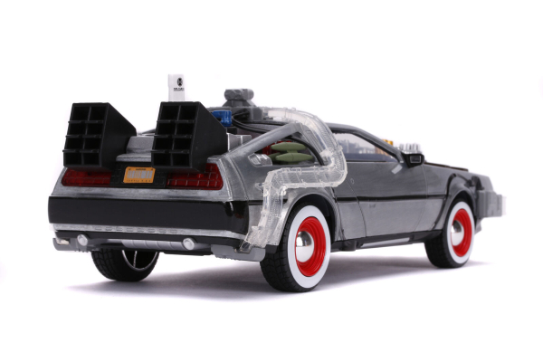 Jada Toys 253225027 Time Machine Zurück in die Zukunft 3 1:24 Back to the Future 3 Modellauto