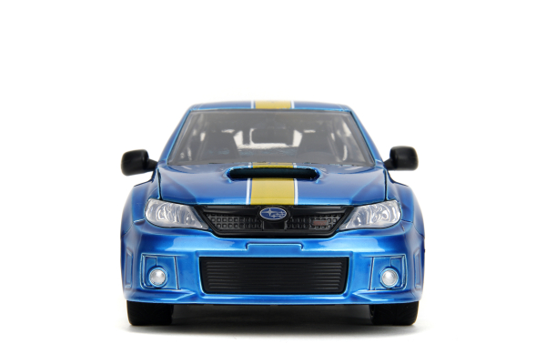 Sonic 2012 Subaru Impreza WRX STI mit Sonic Figur 1:24 Modellauto Jadatoys 253255087