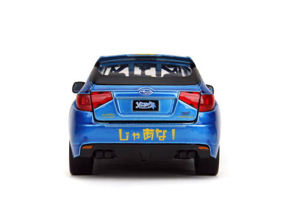 Sonic 2012 Subaru Impreza WRX STI mit Sonic Figur 1:24 Modellauto Jadatoys 253255087