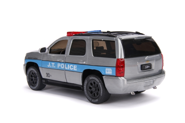 Jada Toys 253745003 Chevy Tahoe 2010 J.T. Police Hero Petrol 1:24 Modellauto