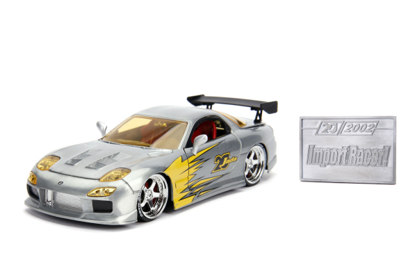 Jada Toys 253745004 Mazda RX7 1993 Import Racer 1:24 Modellauto