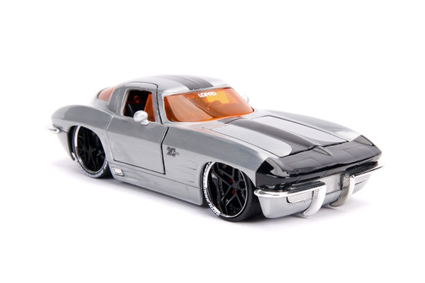 Jada Toys 253745006 Chevy Corvette 1963 Sting Ray Lopro Lifestyle 1:24 Modellauto