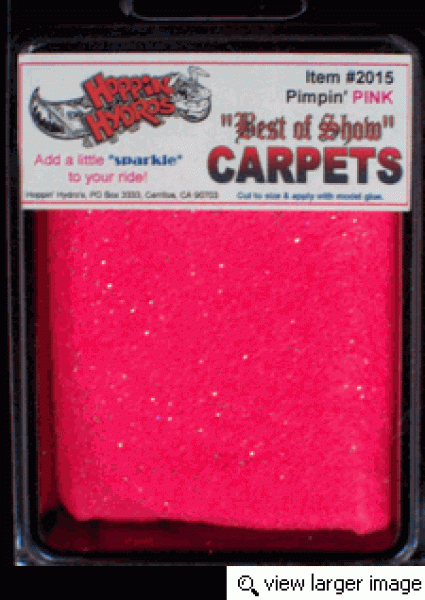 Hoppin Hydros Modellauto Teppich 2015 glitzerpink 1:18 / 1:24 / 1:32