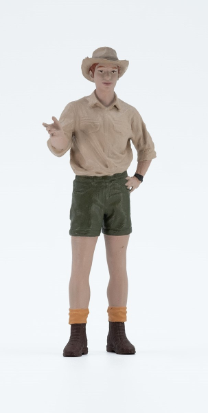 Atlantic 1:18 Figur Adam Ranger in beige Modellbau Diorama