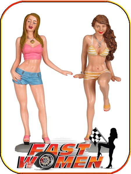 Fast Women 324 Spokemodels 1:18 - Set bestehend aus 2 Figuren