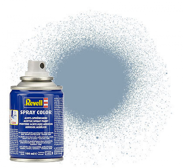 Revell 34374 Acryl Sprühfarbe grau seidenmatt Spray Color 100 ml
