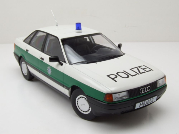 Triple9 1800345 Audi 80 B3 1989 Polizei 1:18 limitiert 1/1002 Modellauto