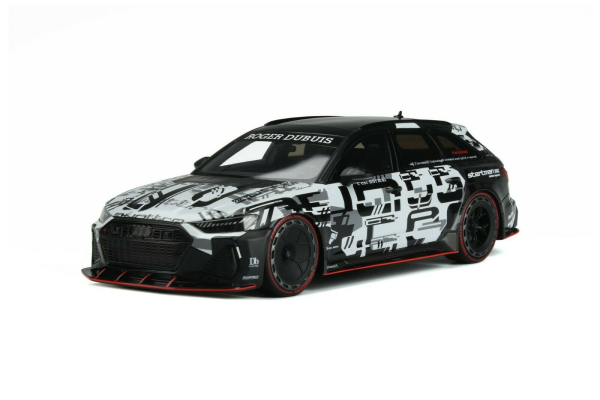 GT Spirit 348 Audi RS6 Avant Jon Olsson Leon 2020 white-black 1:18 limited 1/999 Modellauto