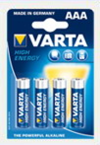 Varta Rundzelle High Energy 4903 Micro 1,5V AAA LR03 4er-Pack