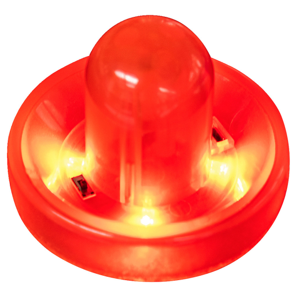 Ersatzteil AIRHOCKEY Zubehör LED PUSHER ROT 80MM Schieber 60103