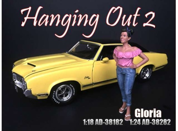 American Diorama 38182 Hanging Out 2 Gloria 1:18 Figur 1/1000 Figur