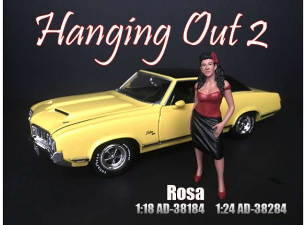 American Diorama 38284 Hanging Out 2 Rosa 1:24 Figur limitiert 1/1000