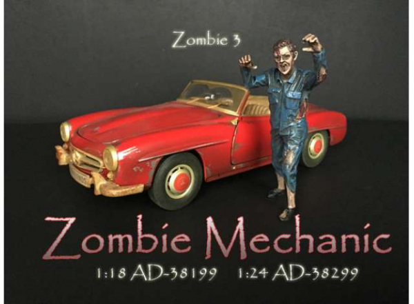 American Diorama 38198 Zombie 2 Mechaniker 1:18 Figur 1/1000 Horror