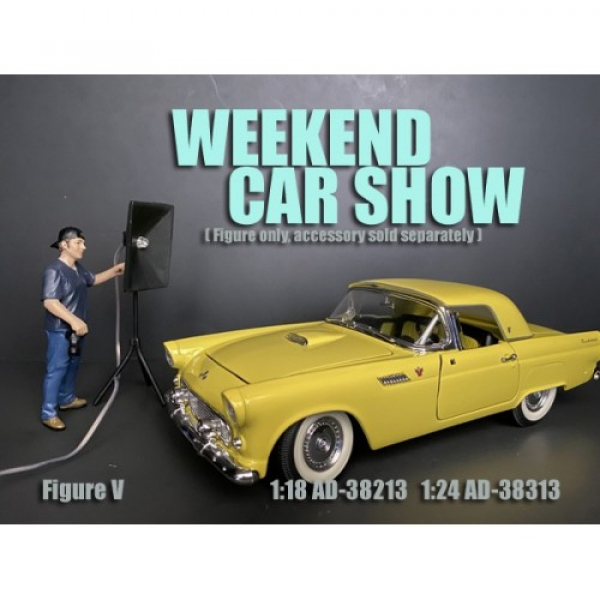 American Diorama 38213 Weekend Car Show Figure 5 Fotograf 1:18 Figur 1/1000