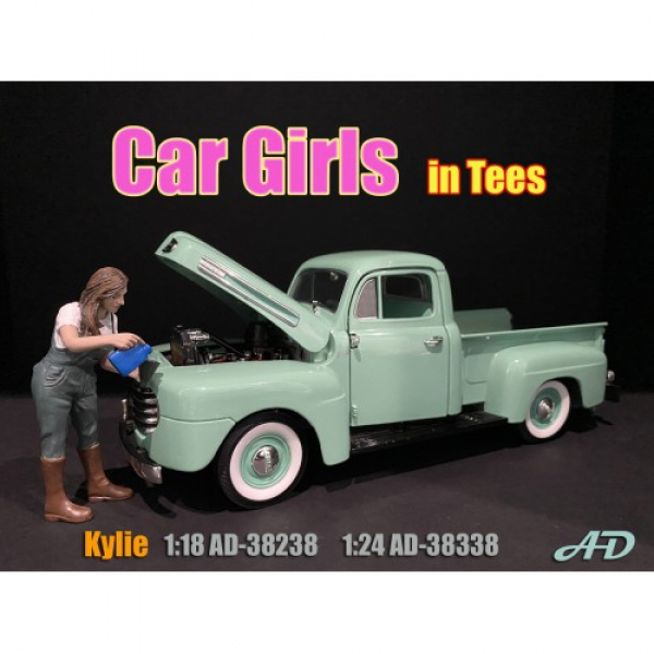 American Diorama 38238 Kylie Frau 1:18 Figur 1/1000 Car Girls in tees