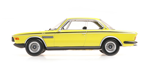 Minichamps 155028130 BMW 3.0 CSL E9 1971 gelb 1:18 Modellauto