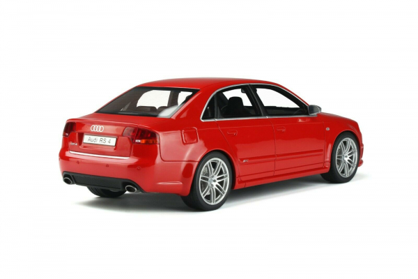 Otto Models 400 Audi RS 4 (B7) 4.2 FSI 2005 Misano rot 1:18 limitiert 1/2500 Modellauto