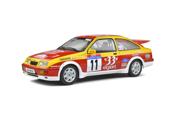 Solido 421181000 Ford Sierra Cosworth #11 1989 rot-gelb + decals 1:18 S1806103 Modellauto