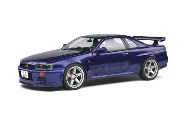 Solido 421181100 Nissan GTR R34 violett 1999 GT-R 1:18 Modellauto