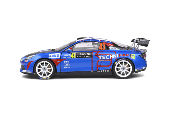 Solido 421181270 Alpine A110 #43 Rallye Monte-Carlo 2021 blau 1:18 Modellauto