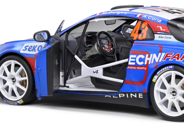 Solido 421181270 Alpine A110 #43 Rallye Monte-Carlo 2021 blau 1:18 Modellauto