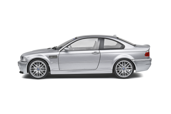 Solido 421181410 BMW E46 M3 CSL Coupe 2000 silber 1:18 Modellauto