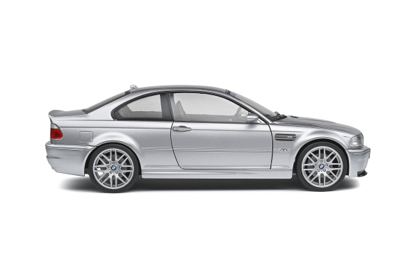 Solido 421181410 BMW E46 M3 CSL Coupe 2000 silber 1:18 Modellauto