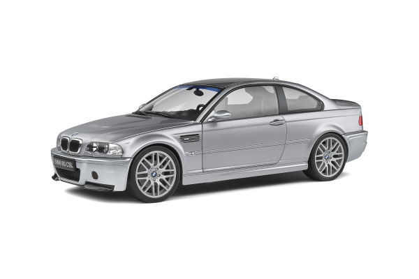 Solido 421181410 BMW E46 M3 CSL Coupe 2000 silber 1:18 Modellauto