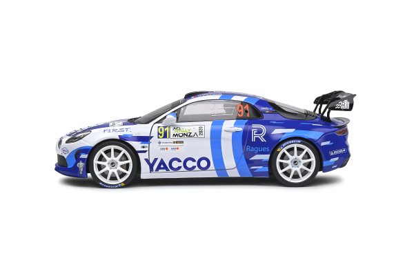 Solido 421183300 Alpine A110 Rallye #91 weiss-blau 2021 1:18 S1801613 Modellauto