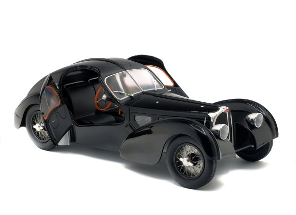 Solido 421184430 Bugatti Atlantic Typ 57 SC 1938 schwarz 1:18 Modellauto