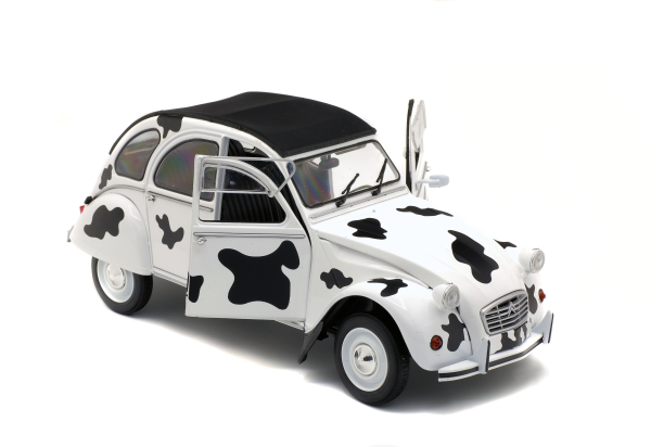 Solido Citroen 2CV6 Vache 1986 Kuhflecken 1:18 - 421184860 S1850028