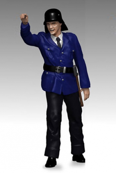 Figurenmanufaktur 430139 Feuerwehrmann zeigt Figur 1:43