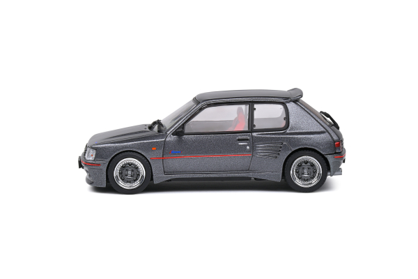 Peugeot 205 DIMMA 1989 dunkelgrau 1:43 Modellauto Solido 421437280
