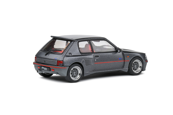 Peugeot 205 DIMMA 1989 dunkelgrau 1:43 Modellauto Solido 421437280