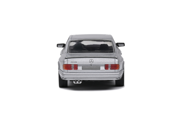 Mercedes Benz 560 SEC C126 wide body 1990 grey 1:43 modelcar Solido 421437710