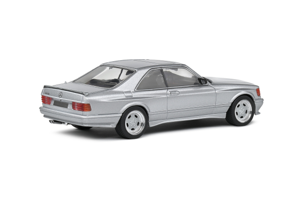 Mercedes Benz 560 SEC C126 wide body 1990 grey 1:43 modelcar Solido 421437710